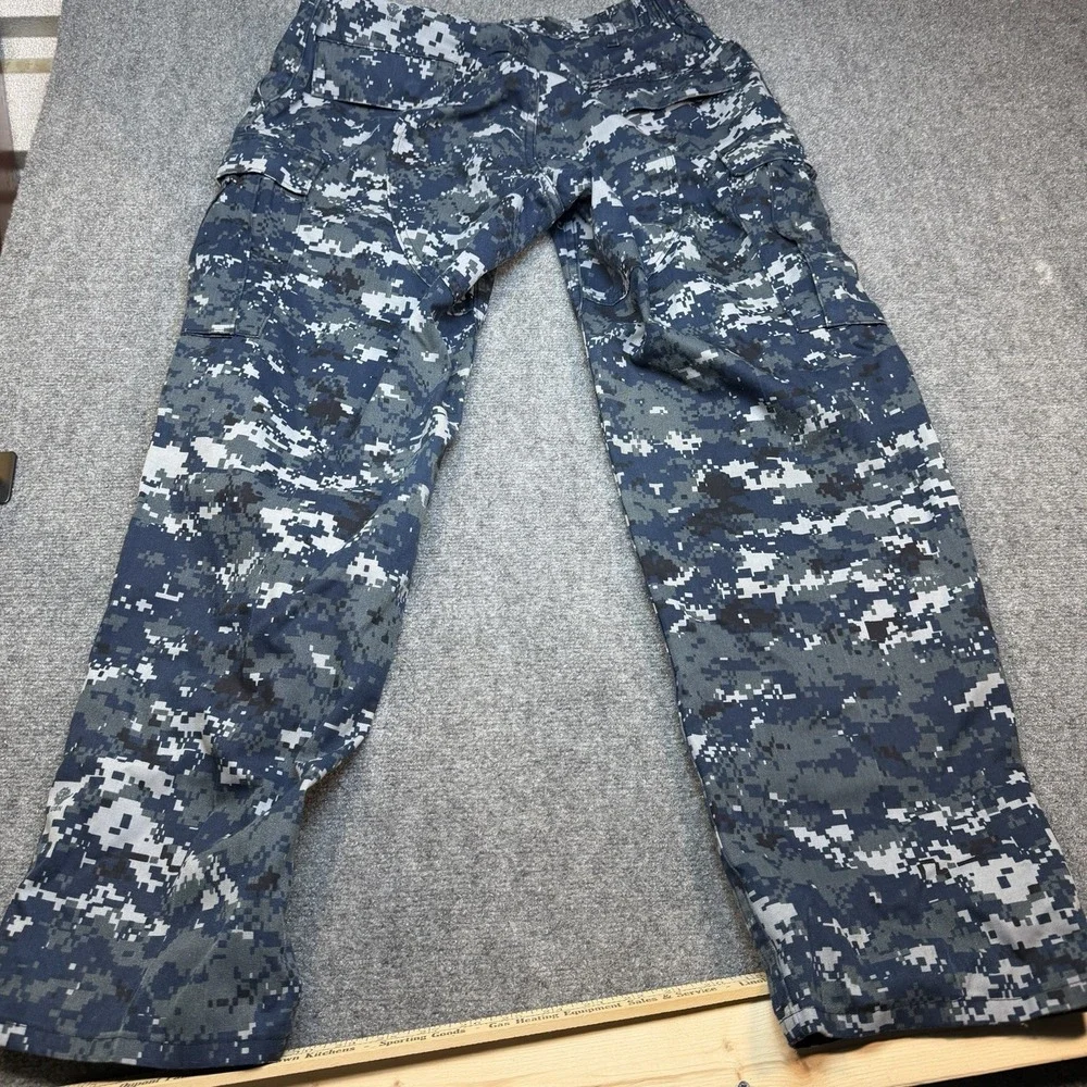 Genuine Issue US Navy Blue Digital Camouflage Naval Pants Medium